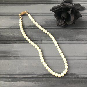 Vintage Faux Pearl Necklace